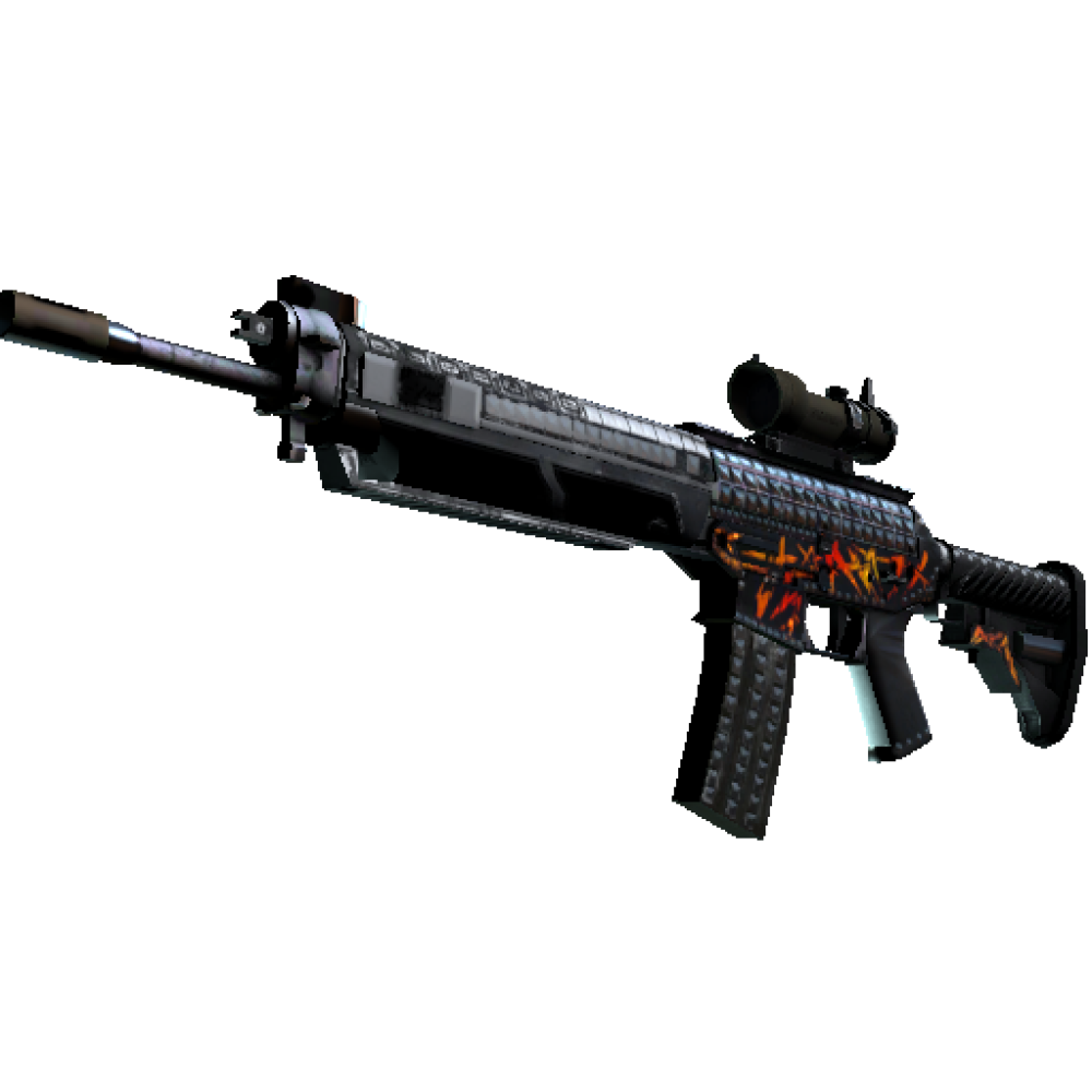 StatTrak™ SG 553 | Тяжёлый метал (Немного поношенное)